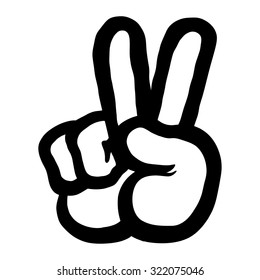 Peace Sign Hand 