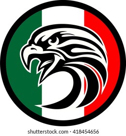 Peace sign hand gesture over Italian  flag.
