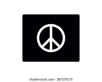 Peace sign icon