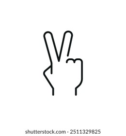 Peace Sign icon. Simple peace sign icon for social media, app, and web design. Vector illustration