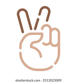 Icono de signo de paz para Web, App, infografía, etc