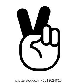 Peace sign icon for web, app, infographic, etc