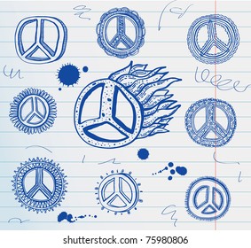 peace sign illustration