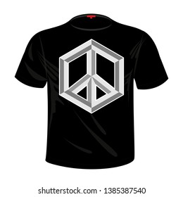 Peace Sign Logo Geometry Design Fashion Community