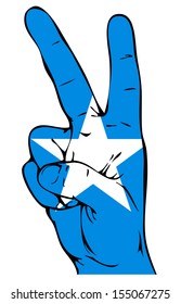 Peace Sign of the Somali Flag