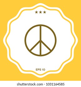 Peace sign symbol