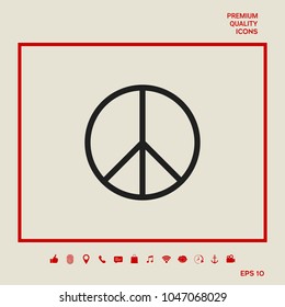 Peace sign symbol