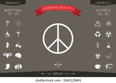 Peace sign symbol