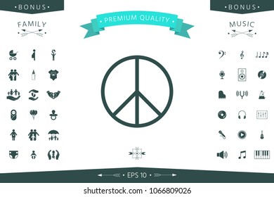 Peace sign symbol