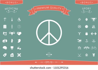 Peace sign symbol