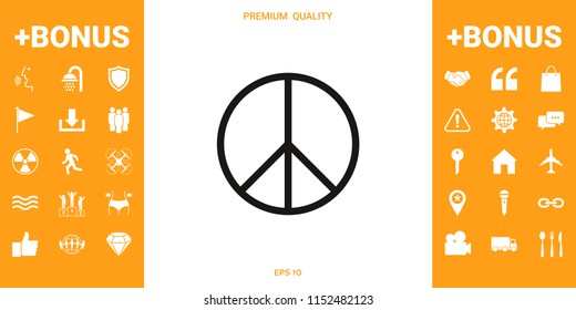 Peace sign symbol