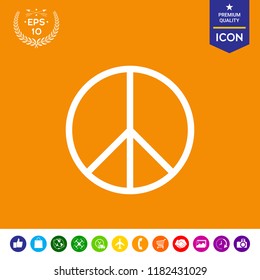 Peace sign symbol