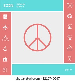 Peace sign symbol