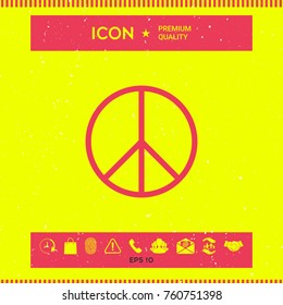 Peace sign symbol