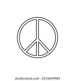 peace sign , Peace symbols , Peace Illustrations isolated on white background