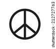 peace sign vector