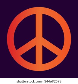 Peace sign - vector