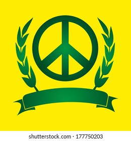 Peace sign vector art