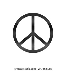 Peace sign - vector icon