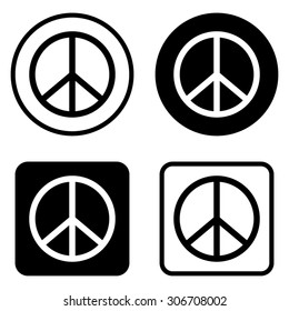 Peace sign - vector icon