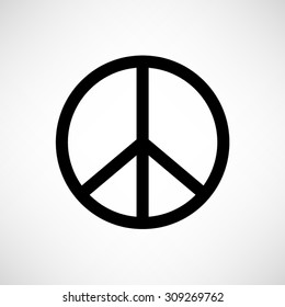 Peace sign - vector icon