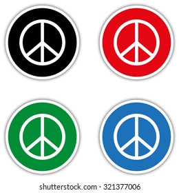 Peace sign - vector icon