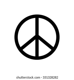 Peace sign - vector icon