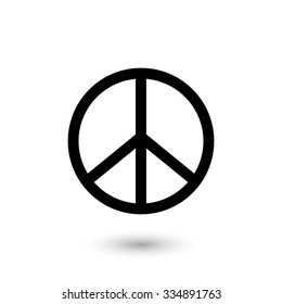 Peace sign  - vector icon