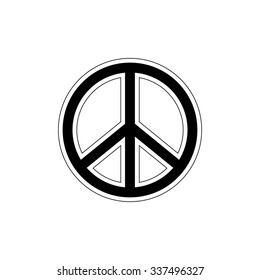 Peace sign - vector icon