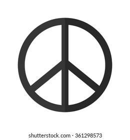 Peace sign  - vector icon