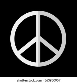 Peace sign -  vector icon