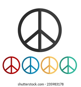 Similar Images, Stock Photos & Vectors of Peace sign illustration