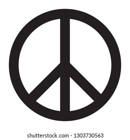 Peace sign vector illustration