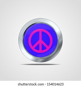 Peace sign. Vector illustration