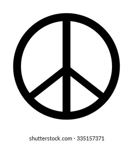 Peace Sign Vector Illustration Stock Vector (Royalty Free) 1299208633 ...