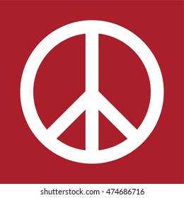 Peace sign . Vector illustration