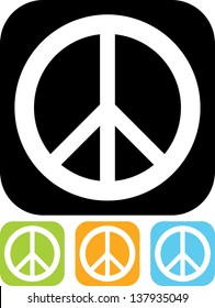 Peace sign vector isolated