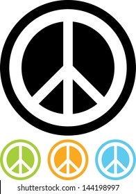 Peace Sign Vector Isolated