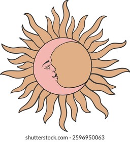 peace sun moon hippy floral pink girly Trending Script Slogan Graphic Tee t-shirt logo artwork typography tote badge emblem crest 
