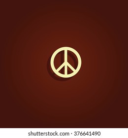 Peace symbol.