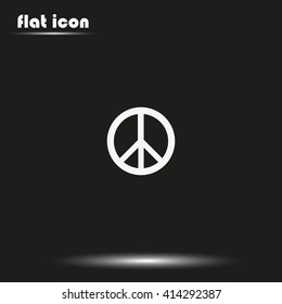 Peace symbol.