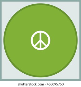 Peace symbol.