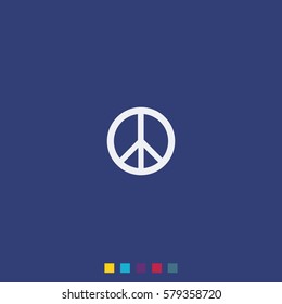 Peace symbol.
