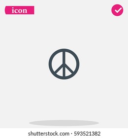 Peace symbol.