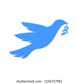 Peace Symbol Dove Carrying Branch Symbol Design