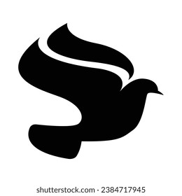 Friedenssymbol-Taube-Vektorlogo