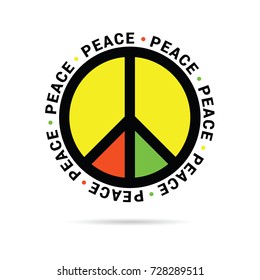 peace symbol element art illustration