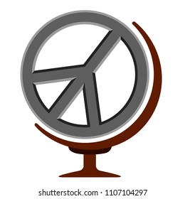 Peace symbol icon