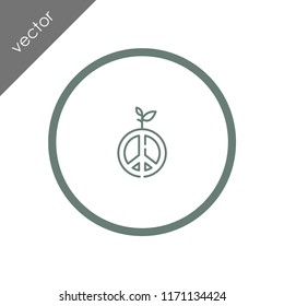 peace symbol icon