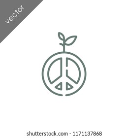 peace symbol icon